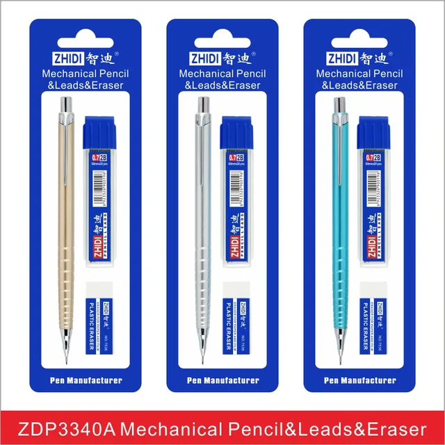 Mechanical Pencil+lead+eraser