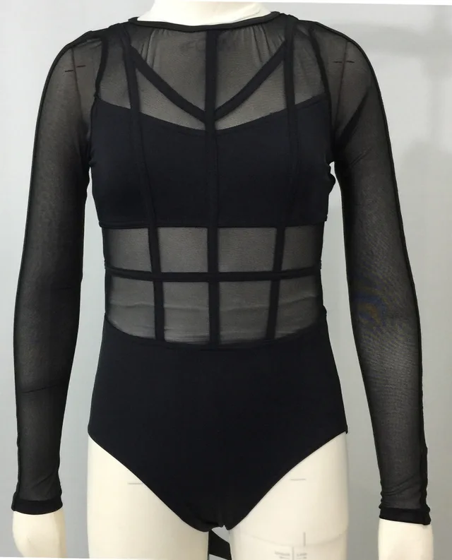 Ladies MT& mesh cage leotard-dancewear/show/costume