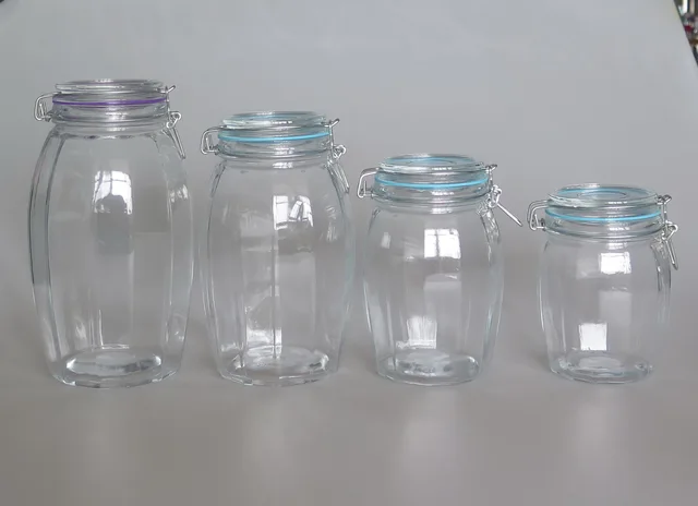 F6239-1 Glass Canister Storage Jar