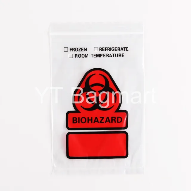 Biohazard 3 wall zipper bag