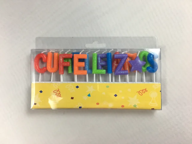 Letter candles