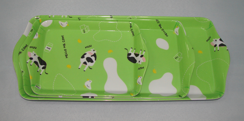 Melamine Tray With Handle