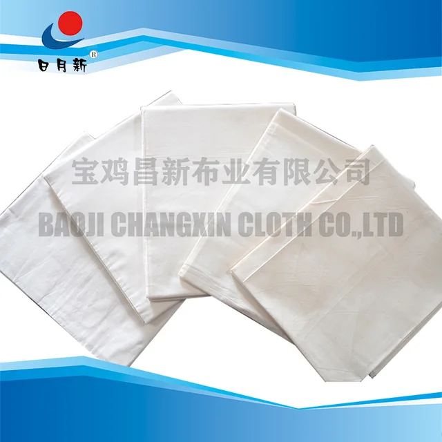 POLYESTER AND COTTON WHITE FABRIC cvc 60/40 45*45 110*76 57/58"