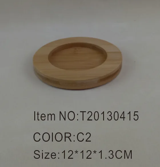 Bamboo With Rubber Wood Tray