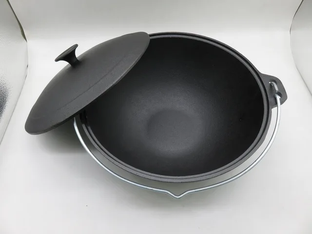 Russian Cast Iron Cauldron Kazan Qazan Qozon Plov Pilaf Shorpa Uzbek Wok