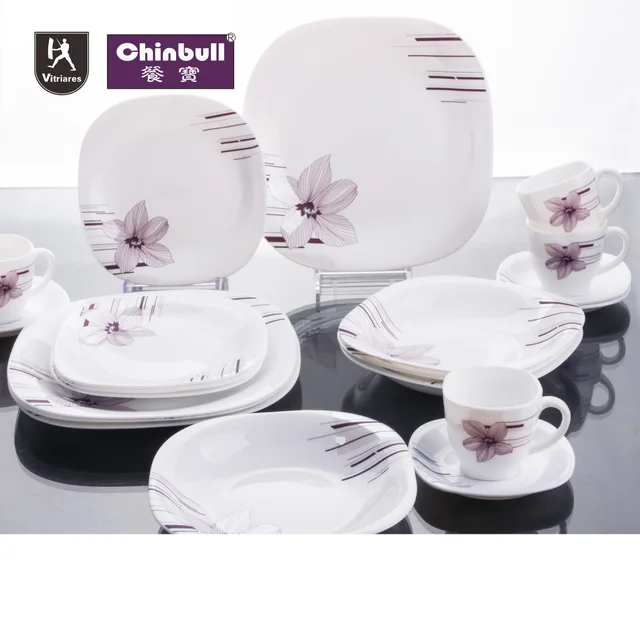 20pcs dinner set (opal glassware）
