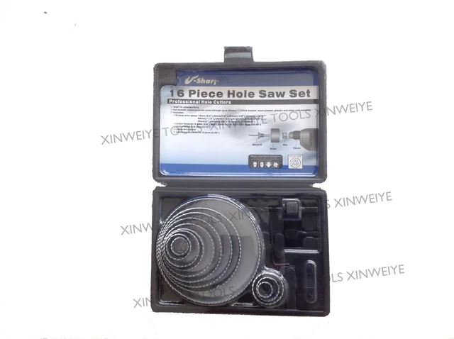 16pc Hole Saw Set