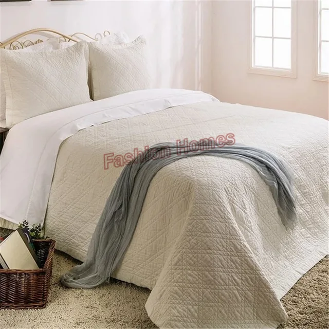 3pcs Stone Washed Quilt