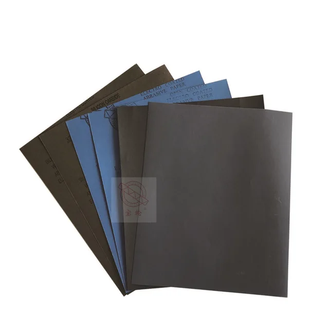 Wet and dry dual-use abrasive paper
