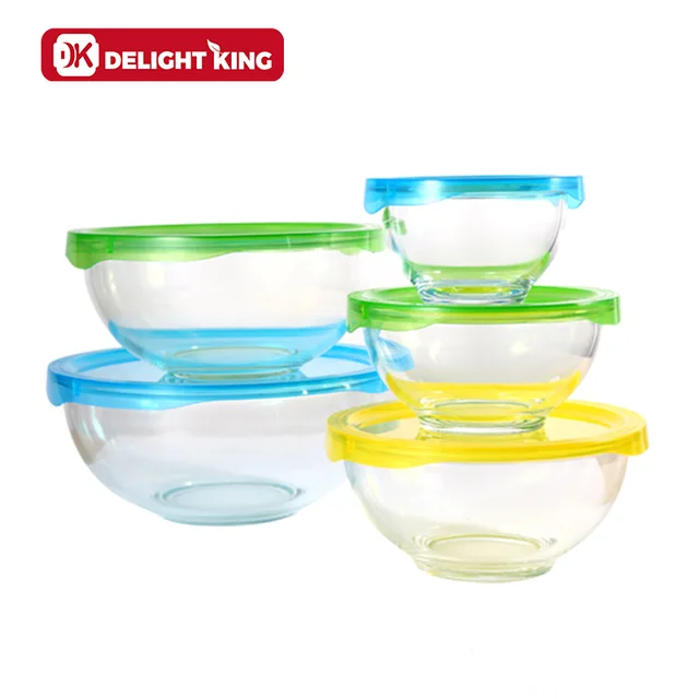 DK GLASS heat resistance borosilicate glass sald bowl soup bow mixing bowls sets