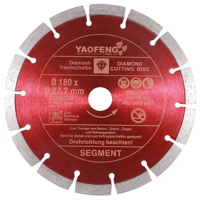 180mm Diamond Disc for Dry Cutting