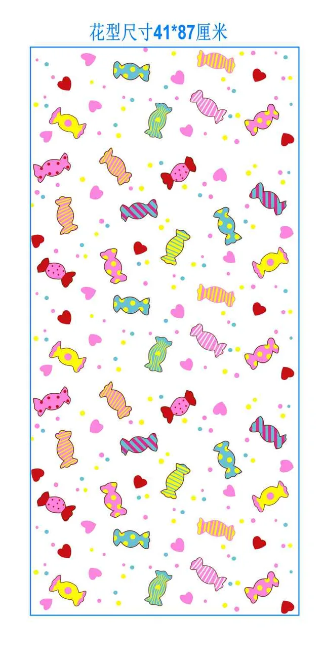 100% cotton printed towel