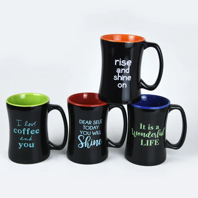 Ceramic Mug with thin weist