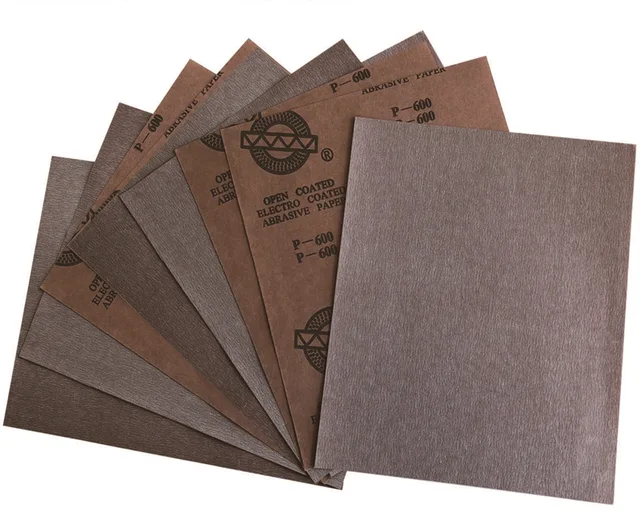 Sandpaper for lacquer finish