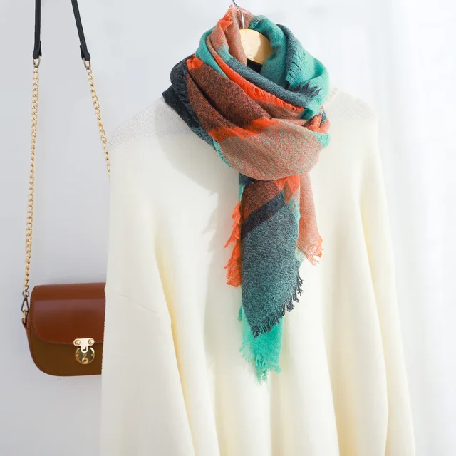 Wool scarf shawl pashmina