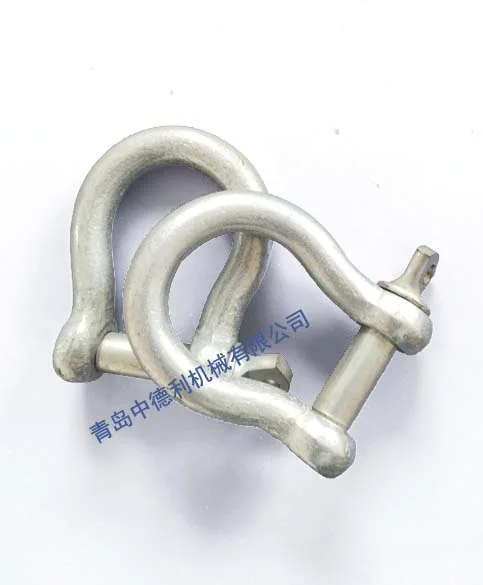 European type large bow shackle