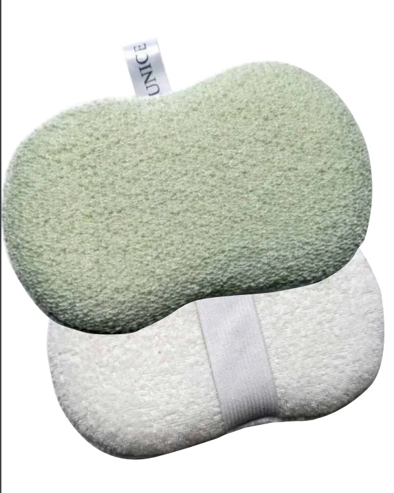 Body Scrubber-Bath Sponge / Exfoliating Dual Texture Body Scrubber