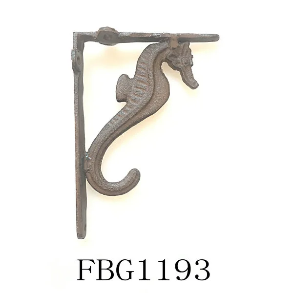Cast iron seahorse bracket cast iron animal bracket