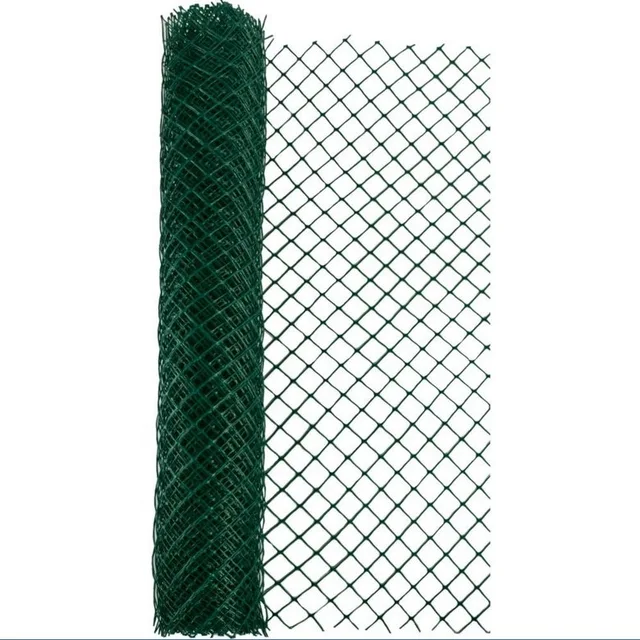 3.0mm galvanized chain link fence/pvc coated chain link wire mesh rolls