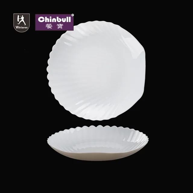Shell Soup plate(opal glassware）