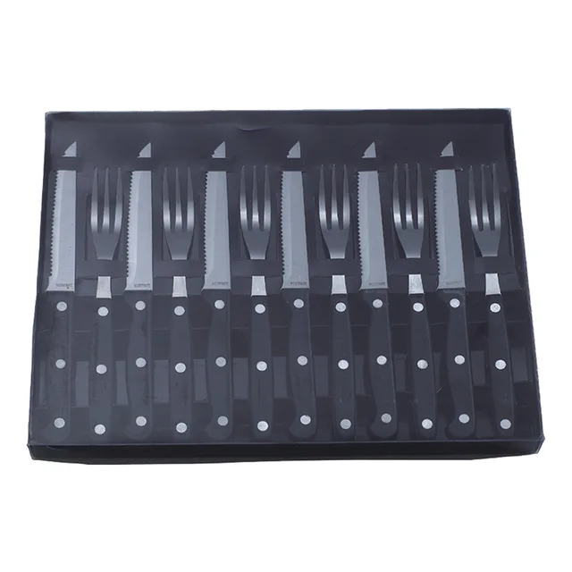 12pc Steak Knife And Fork Set