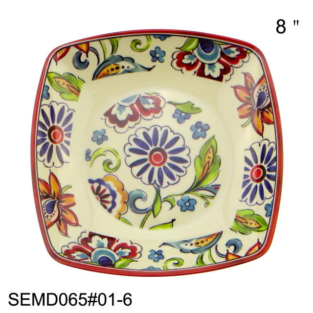 SEBEST- edged melamine plate