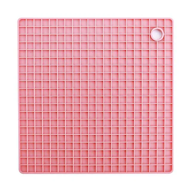 The silicone pad grid - pink