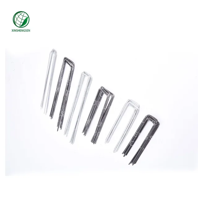 6'' garden staple / landscape nail customized size used in garden