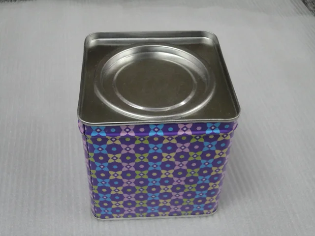 □food grade of packing tin box for coffee or tea