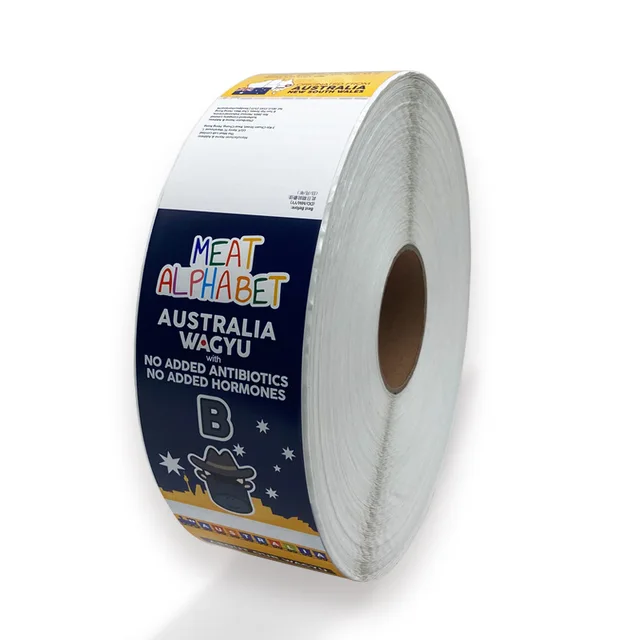 Customed Rolls Tag Self Adhesives Labels Sticker Food Labels