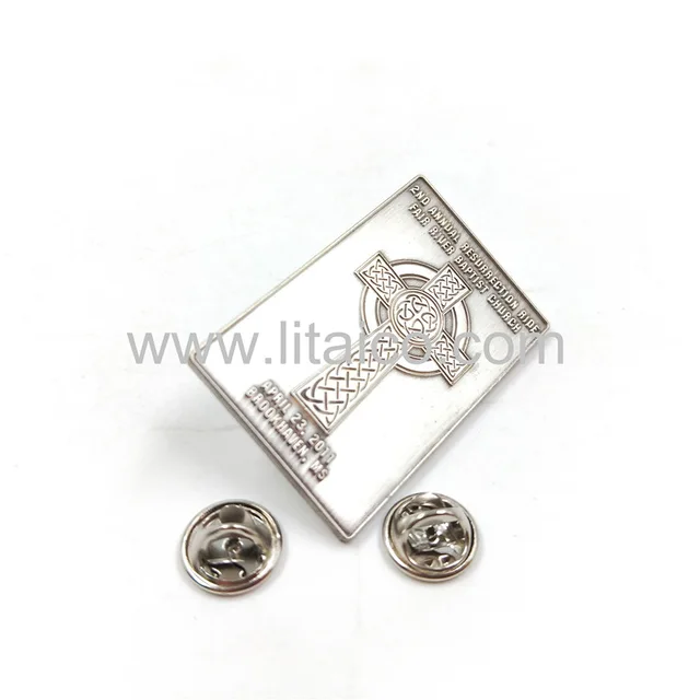 Simple metal badge