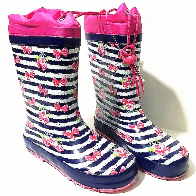 A kids lovely rain boots shoes