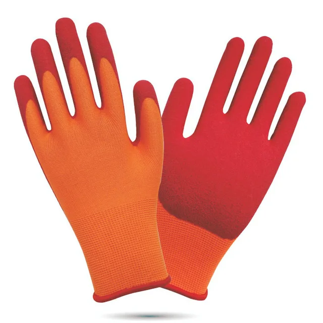 Sandy latex coated glove