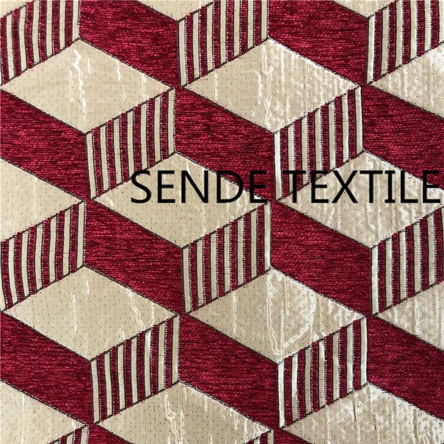Chenille Jacquard Sofa Fabric