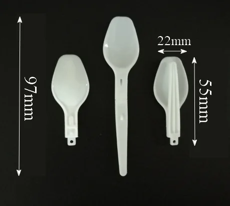 Plastic foldable spoon