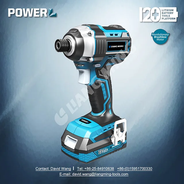 18V brushless lithium battery cordless impact driver
