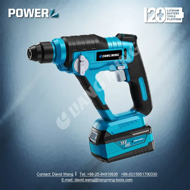 18V lithium battery cordless rotary SDS hammer