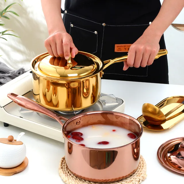 Full Composite Three-layer Steel Milk Pot