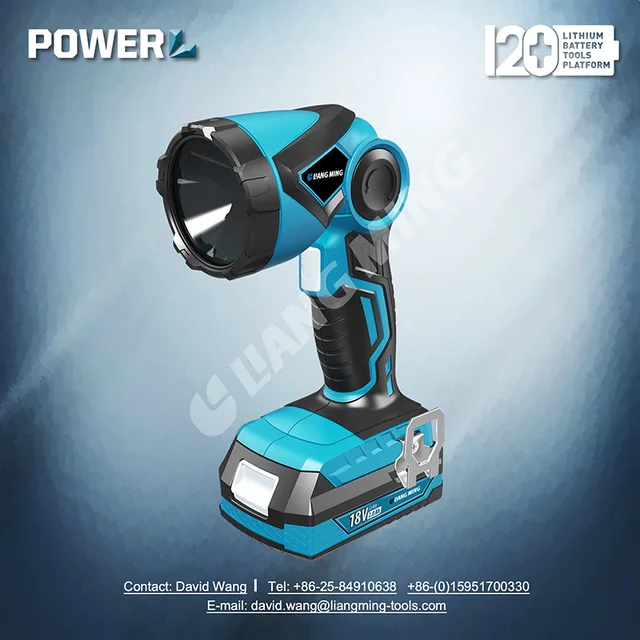 18V lithium battery cordless light