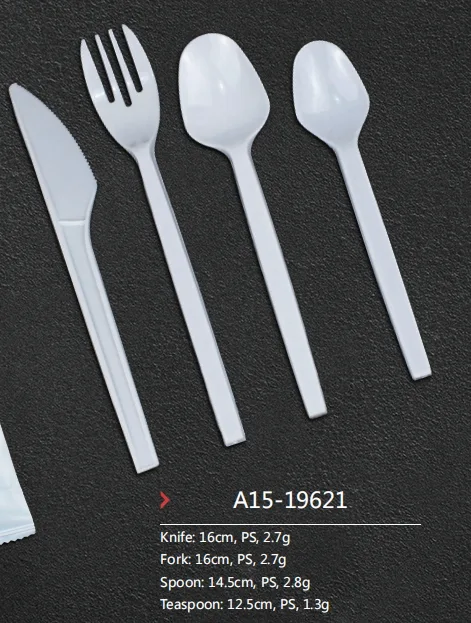 Disposable plastic cutlery