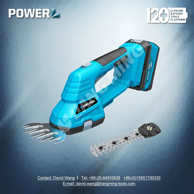 18Vs lithium battery cordles grass shear & hedge trimmer