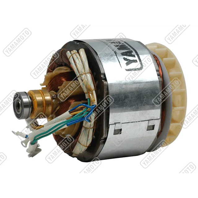 YAMAMOTO_EC2500_Stator Rotor Assy. W/Carbon Brush_Copper,1.85Kg/160X85MM