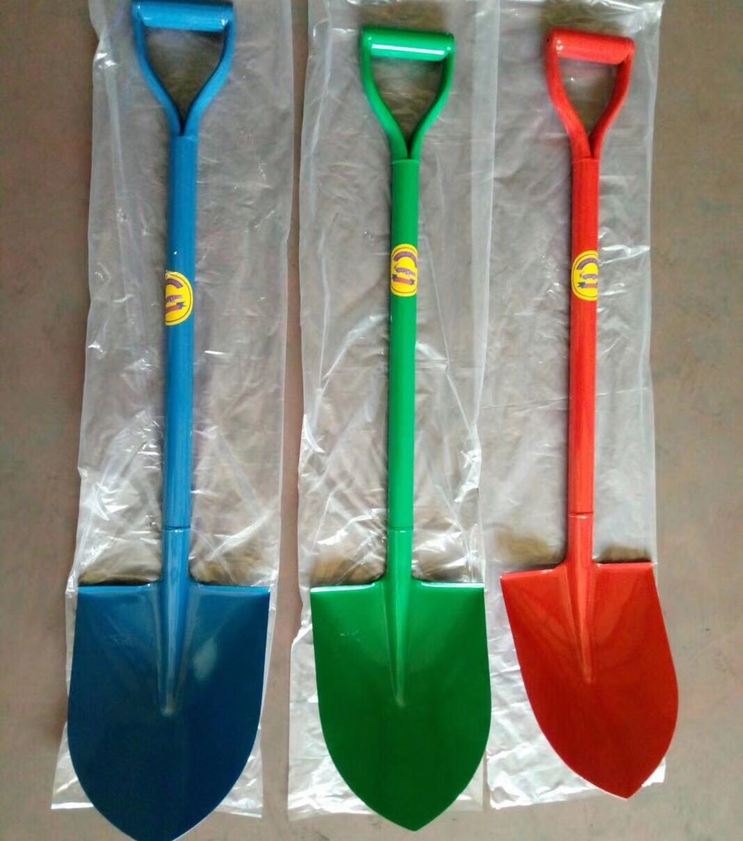Metal handle shovel