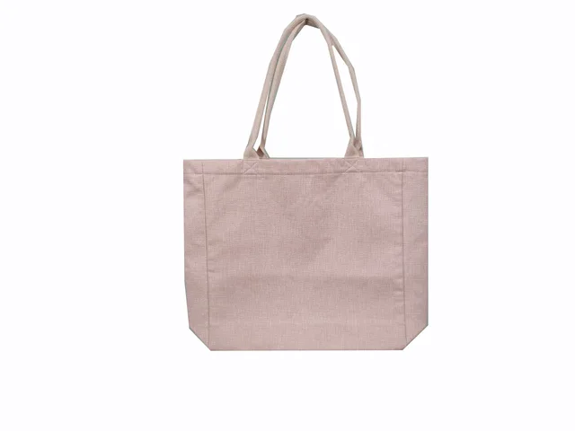 100% polyester linen-look bag