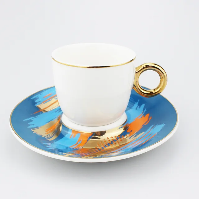 80 cc Turkish Espresso Coffee Cup & Saucer