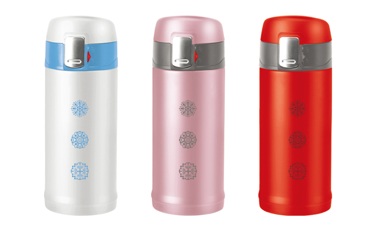 Double wall stainless steel vacuum insulated thermo flask 350ml