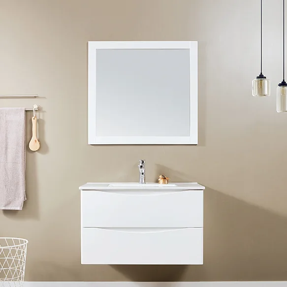Bathroom furniture cabinet with painting mdf
