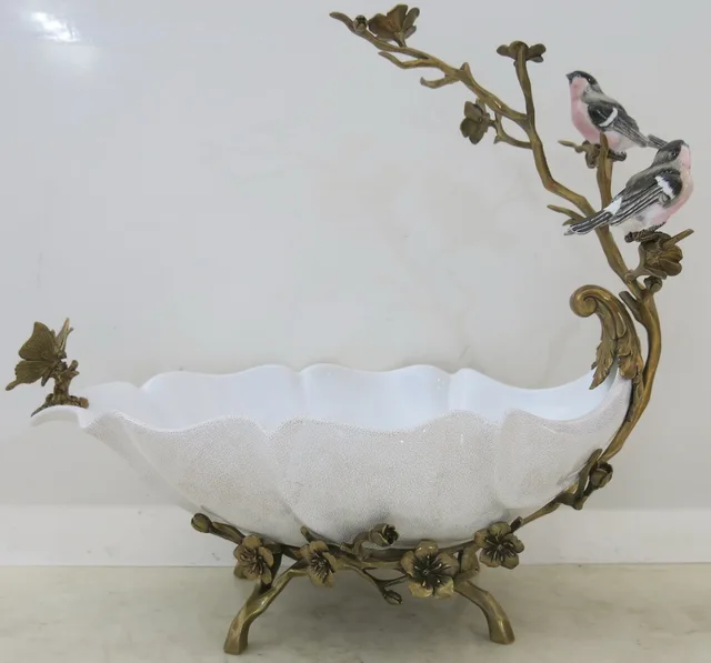 Luxury Antique Bronze Porcelain Home Decoration Planter