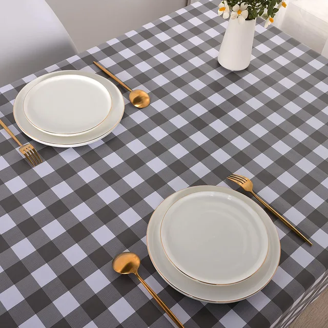 PVC Tablecloth With Non-Woven Back
