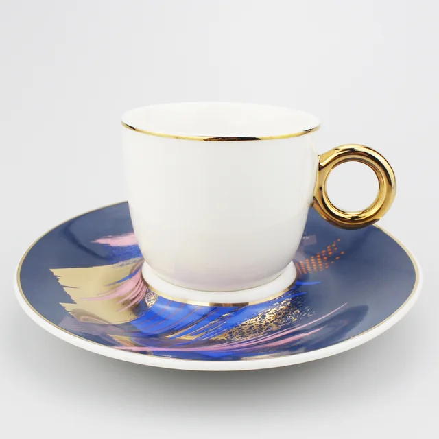 80 cc Turkish Espresso Coffee Cup & Saucer